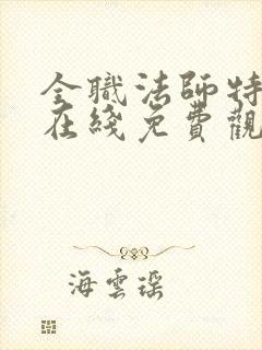 全职法师特别篇在线免费观看