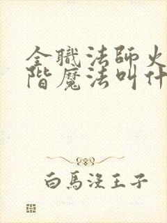 全职法师火系超阶魔法叫什么