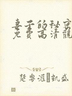 妻子的秘密短剧免费高清观看全集