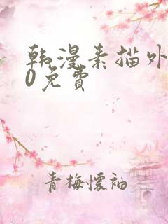 韩漫素描外传20免费