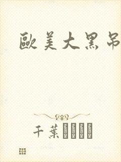 欧美大黑吊在线