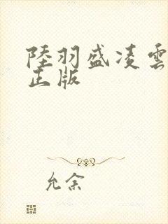 陆羽盛凌云小说正版