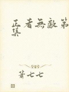正者无敌第36集