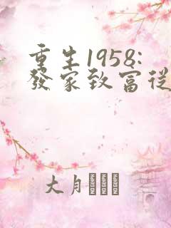 重生1958:发家致富从南锣鼓巷开始网络小说
