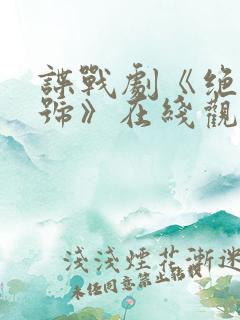 谍战剧《绝密暗号》在线观看