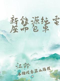 新能源纯电动七座面包车