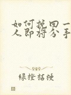 如何挽回一个男人即将分手的心