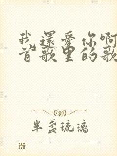 我还爱你啊是哪首歌里的歌词