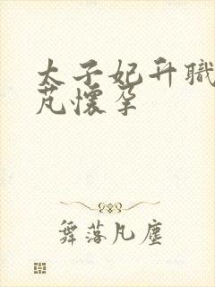 太子妃升职记芃芃怀孕