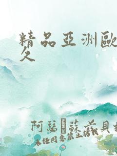 精品亚洲欧美久久