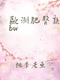 欧洲肥臀熟妇bbw