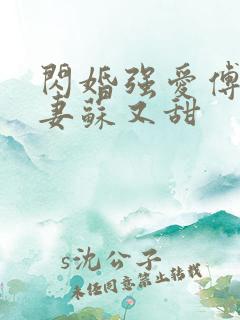 闪婚强爱傅少娇妻苏又甜