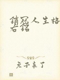 销冠人生格言座右铭