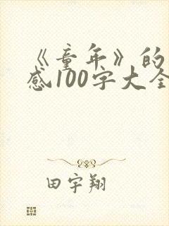 《童年》的读后感100字大全