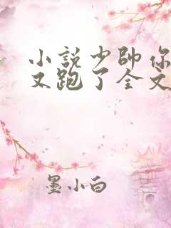 小说少帅你老婆又跑了全文免费阅读