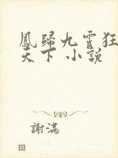 凤归九霄狂妃逆天下 小说