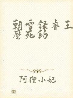 朝雪录睿王是怎么死的