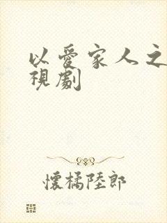 以爱家人之名电视剧