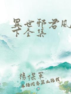 异世邪君风凌天下全集