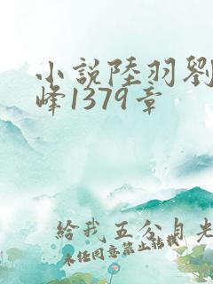 小说陆羽刘云峰峰1379章
