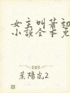 女主叫萧初然的小说全本免费阅读
