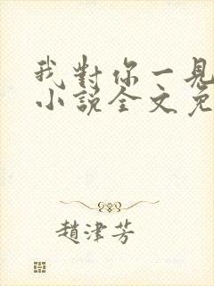我对你一见钟情小说全文免费阅读