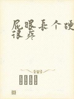 屁眼长个硬疙瘩很疼