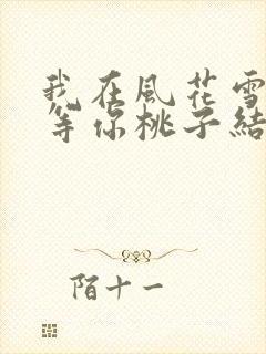 我在风花雪月里等你桃子结局