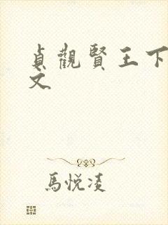 贞观贤王下载全文