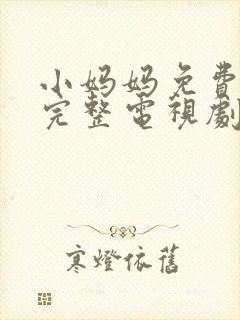 小妈妈免费观看完整电视剧