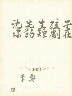 沈先生孩子不是你的短剧在线观看全集