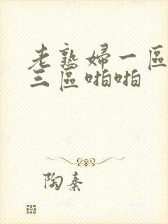 老熟妇一区二区三区啪啪