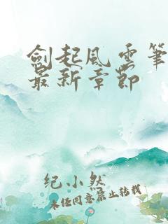 剑起风云笔趣阁最新章节
