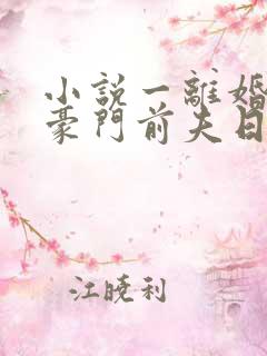 小说一离婚后,豪门前夫日日掐腰宠