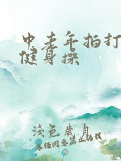 中老年拍打经络健身操