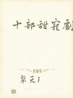 十部甜宠剧