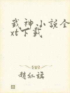 武神小说全文txt下载