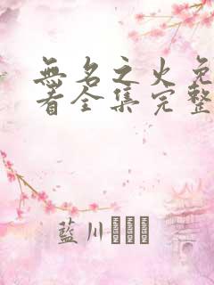 无名之火免费观看全集完整版高清