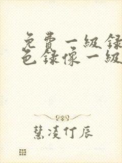 免费一级录像黄色录像一级一级播放
