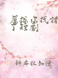 厉总你找错夫人了短剧
