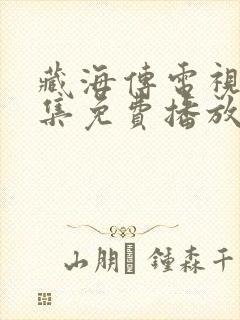藏海传电视剧全集免费播放在线