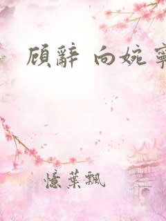 顾辞 向婉宁