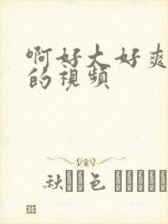啊好大好爽好硬的视频