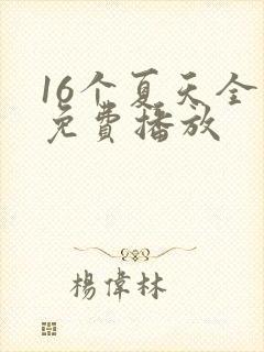 16个夏天全集免费播放
