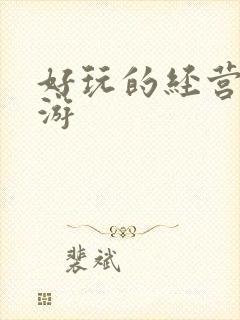 好玩的经营类手游