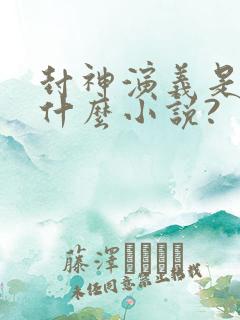 封神演义是一部什么小说?