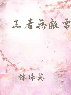 正者无敌电视剧