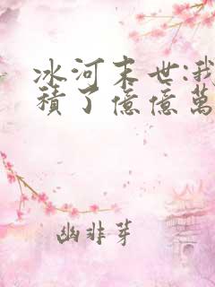 冰河末世:我囤积了亿亿万物资完结版