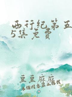 西行纪第五季第5集免费