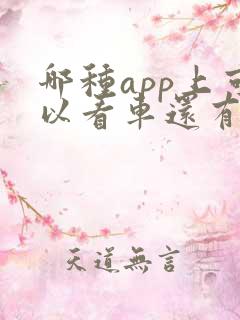 哪种app上可以看车还有报价